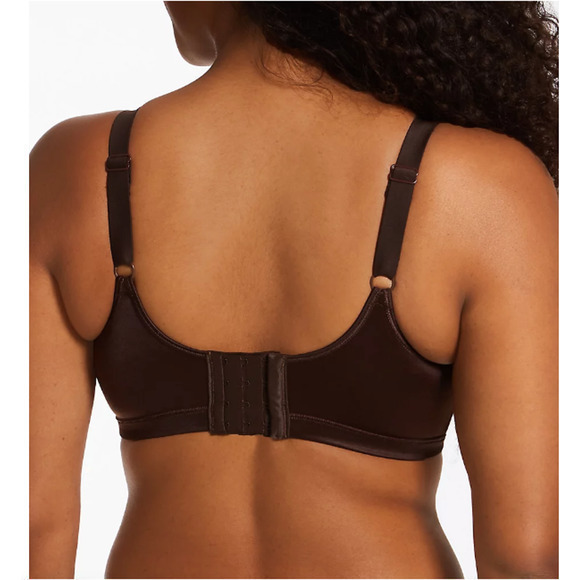 Bali Double Support Soft Touch Non-Padded Wirefree Bra Brown 0044 -‎ Size 40D - Picture 6 of 6